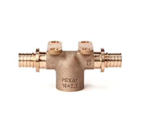 Тройник настенный REHAU Rautitan RX+ 16-Rp 1/2-16 14562913001
