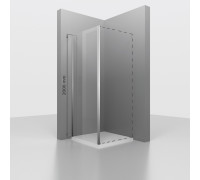 Боковая панель RGW Z-050-3 800х2000 мм хром 352205308-11