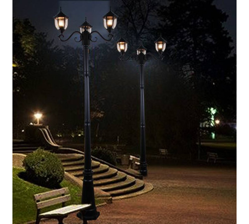 Фонарный столб Reluce 00837 00837-0.7-003SL 2.2M BK