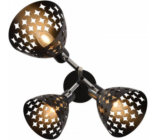 Люстра на штанге Reluce 01554-1 01554-3.3-03B BK+CR