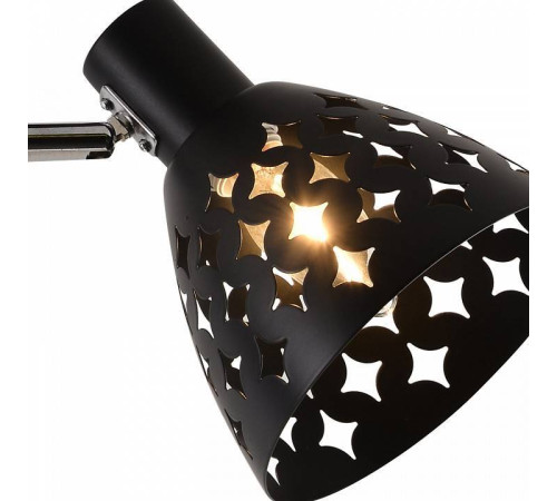 Люстра на штанге Reluce 01554-1 01554-3.3-03B BK+CR