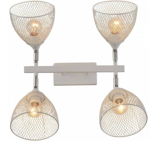 Люстра на штанге Reluce 01568 4 лампы 01568-3.3-04 WH+CR