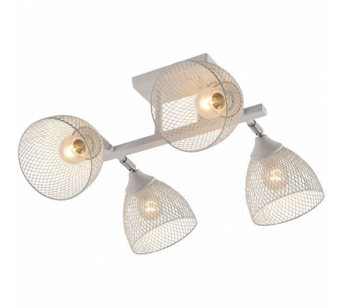 Люстра на штанге Reluce 01568 4 лампы 01568-3.3-04 WH+CR