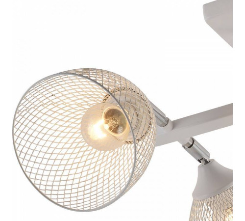 Люстра на штанге Reluce 01568 4 лампы 01568-3.3-04 WH+CR