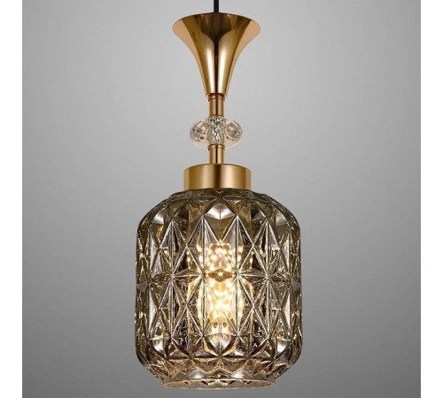 Подвесной светильник Reluce 02003-1 02003-0.9-03 SMOKE