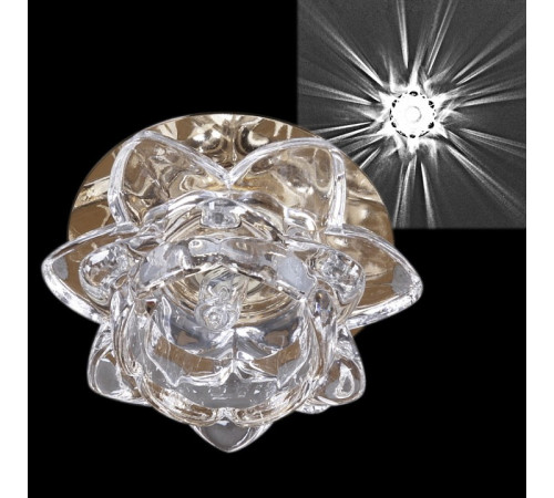 Встраиваемый светильник 07663-9.0-001H G9 GD CL