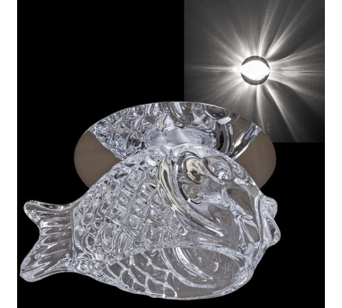 Встраиваемый светильник 08074-9.0-001H G9 CR