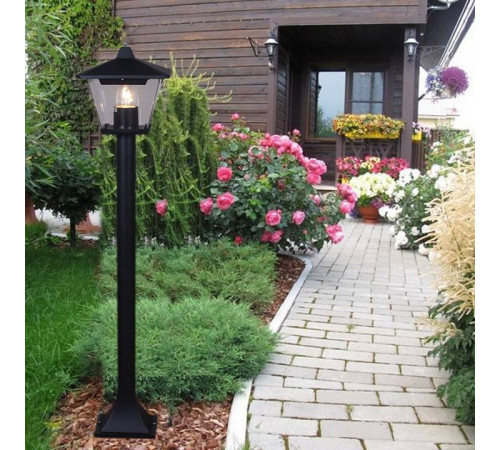 Наземный низкий светильник 08296-0.7-001SJ 0,8m BK