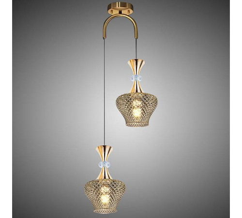 Подвесной светильник Reluce 09004-2 09004-0.9-02 SMOKE