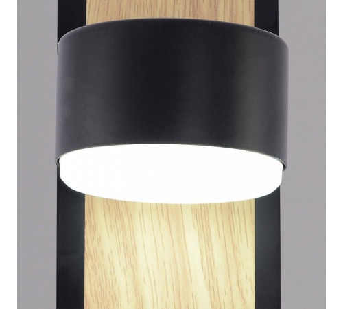 Бра 12540-0.2-01 BK+WOOD