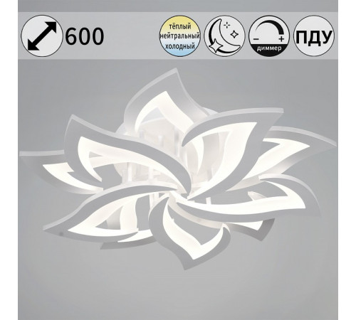 Люстра на штанге 20150-0.3-5+5 WH