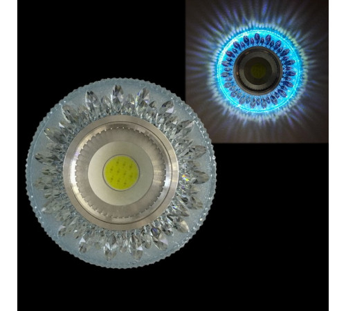 Встраиваемый светильник 42201-9.0-001PL MR16+LED3W LBL