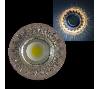 Встраиваемый светильник  42201-9.0-001PL MR16+LED3W PK