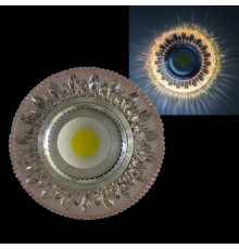 Встраиваемый светильник  42201-9.0-001PL MR16+LED3W PK