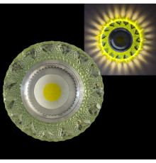 Встраиваемый светильник  42202-9.0-001PL MR16+LED3W LGN