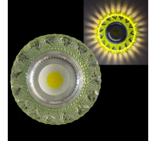 Встраиваемый светильник 42202-9.0-001PL MR16+LED3W LGN