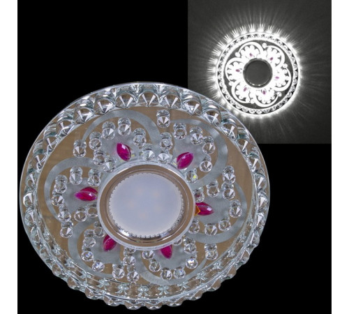 Встраиваемый светильник 62097-9.0-001PL MR16+LED5W CL+PP