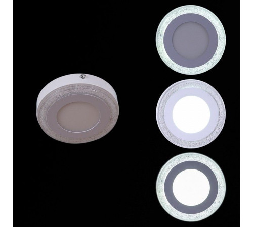 Накладной светильник 64063-9.5-001QPM LED6+3W WHITE