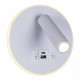 Бра 86203-9.2-001KT LED12W+USB WT