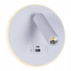 Бра 86203-9.2-001KT LED12W+USB WT