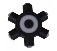 Накладной светильник 86973-9.2-007U LED2W+6*1W BK