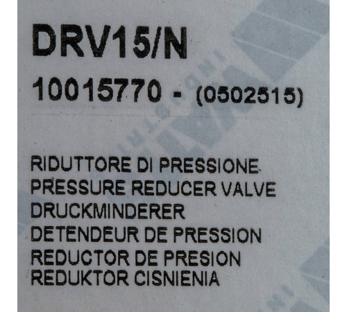 Редуктор давления Watts DRV 15 N 1/2 10015770