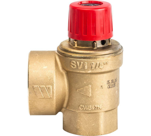 Предохранительный клапан для систем отопления Watts SVH 1 1/4 3 бар 10004775
