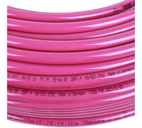 Труба отопительная REHAU RAUTITAN pink 16x2.2 мм бухта 120 м 11360421120