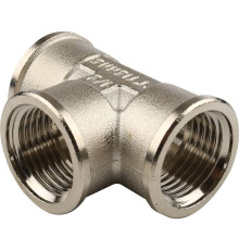 Тройник резьбовой Tiemme ВВ никелированный 1/2 1500061