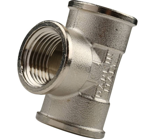 Тройник резьбовой Tiemme ВВ никелированный 1/2 1500061