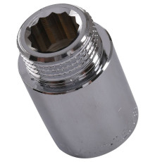 Удлинитель резьбовой TIEMME НВ 1/2 x 30 мм хромированный 1500071