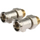 Блок шаровых кранов прямой REHAU RAUTITAN G 1/2 x G 3/4 никелированный 12407271001