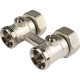Блок шаровых кранов прямой REHAU RAUTITAN G 1/2 x G 3/4 никелированный 12407271001