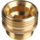 Блок шаровых кранов прямой REHAU RAUTITAN G 1/2 x G 3/4 никелированный 12407271001