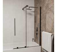 Шторка на ванну RGW SC-47B 1000 мм черный 41114710-14