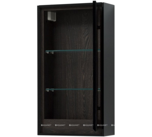 Шкафчик навесной Aquanet Милан 35 черный глянец 00316696