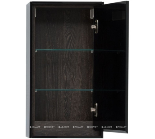 Шкафчик навесной Aquanet Милан 35 черный глянец 00316696