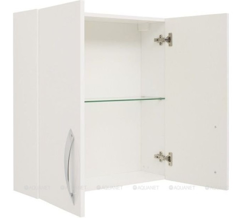 Шкаф подвесной De Aqua Трио Люкс белый 00185075