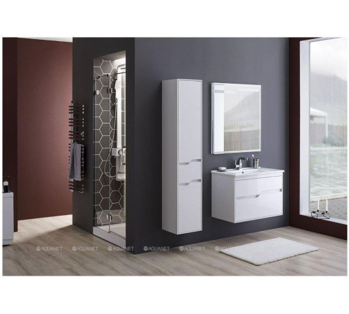 Пенал для ванной Aquanet Модена 35 L белый глянец 00218461