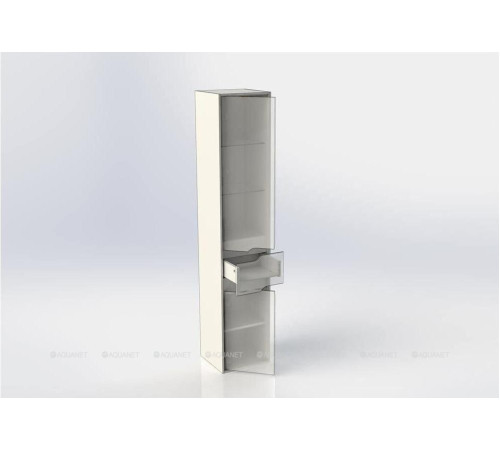 Пенал для ванной Aquanet Модена 35 L белый глянец 00218461