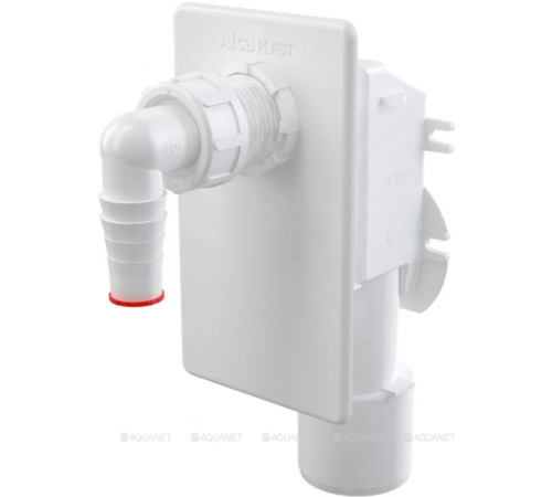 Сифон для стиральной машины скрытого монтажа AlcaPlast белый APS4