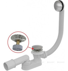 Слив-перелив для ванны Alcaplast A507CKM Click-Clack металл A507CKM