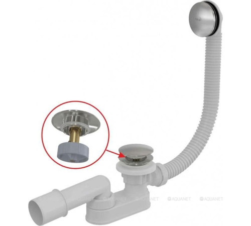 Слив-перелив для ванны Alcaplast A507CKM Click-Clack металл A507CKM