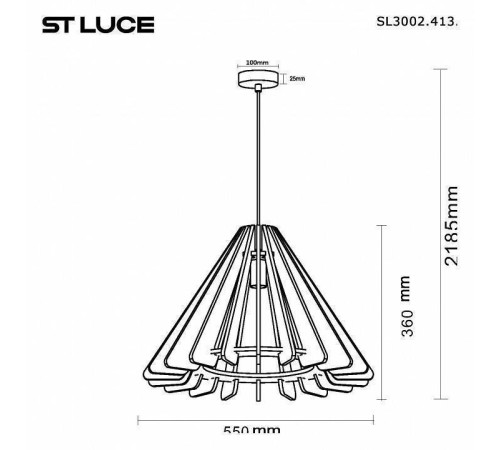 Подвесной светильник ST-Luce Sentito SL3002.413.01