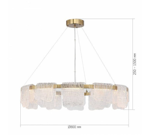 Подвесная люстра ST-Luce VOILE SL6021.203.66
