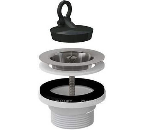 Водослив сифона для мойки AlcaPlast A33 6/4 с решеткой 70 мм A33