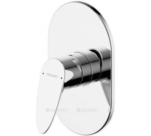 Смеситель встраиваемый Bravat Drop 1 функция хром PB84898CP-RUS