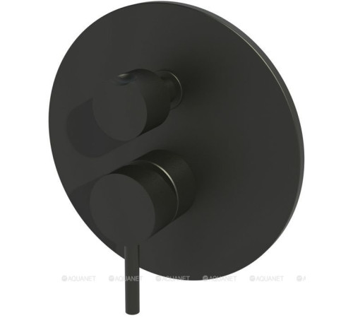 Смеситель для душа встраиваемый Paffoni LIGHT на 3 выхода черный матовый LIG019NO