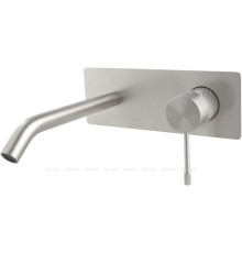 Смеситель для умывальника Allen Brau Priority 4.0 встраиваемый прямоугольный никель браш 5.31D03-BN