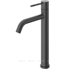 Смеситель для накладной раковины Cezares Relax без донного клапана черный матовый RELAX-LC1-NOP-W0